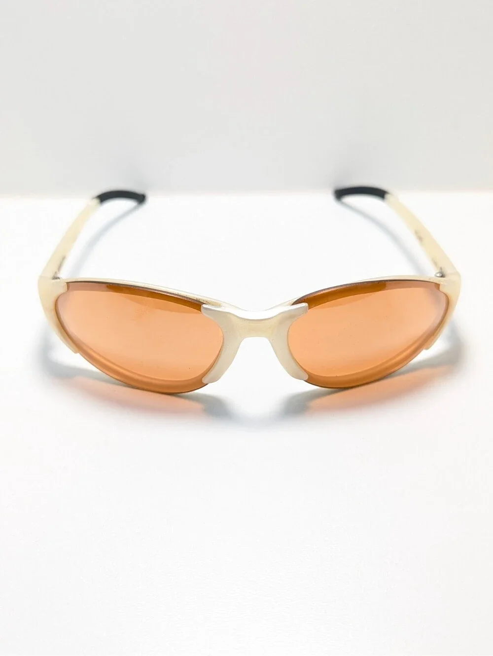 Smith Slider 01 Pearl Sunglasses Classic Cream Orange Outdoor Rare Made France